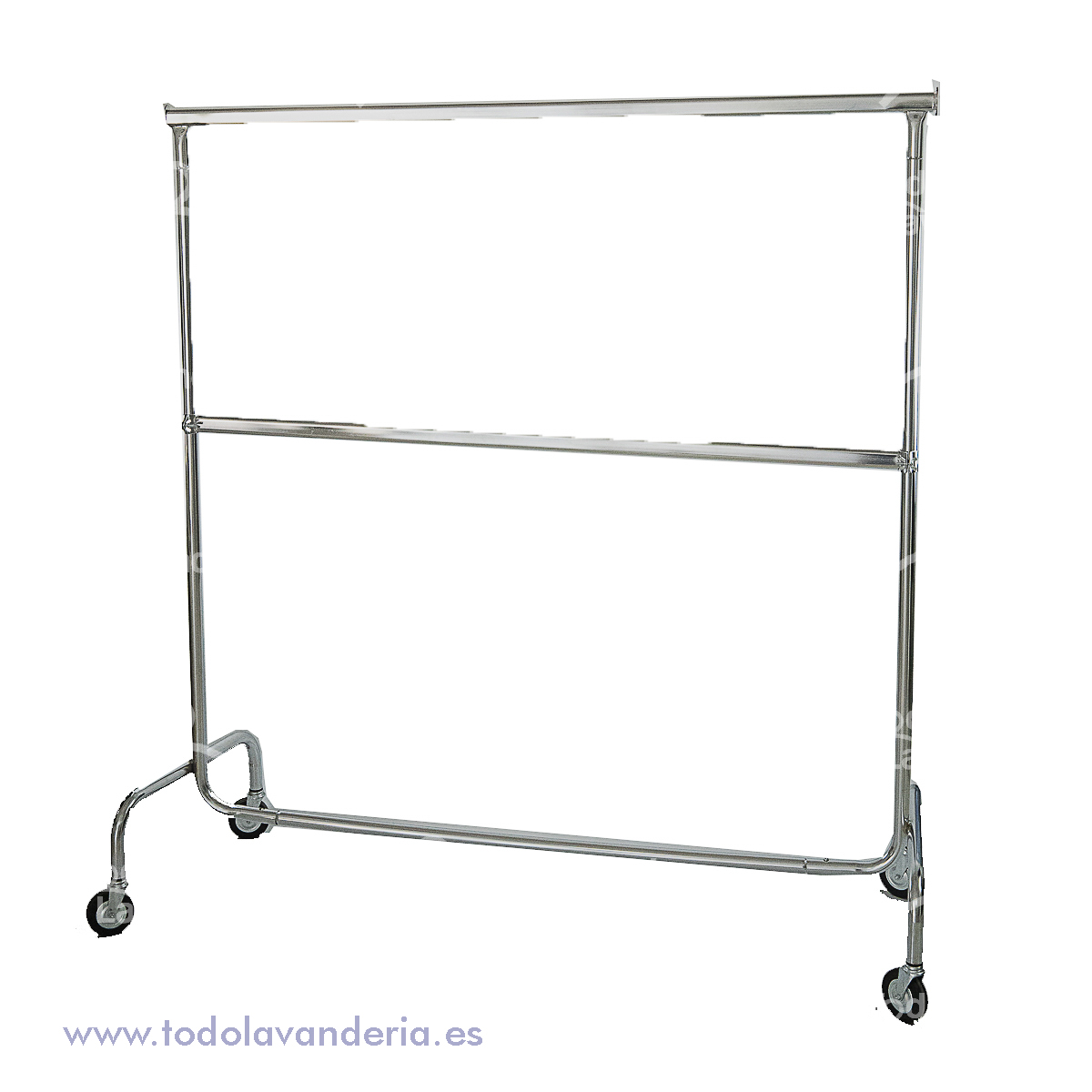 CARRO PERCHERO EXTENSIBLE SIMPLE (160x53x150cm)