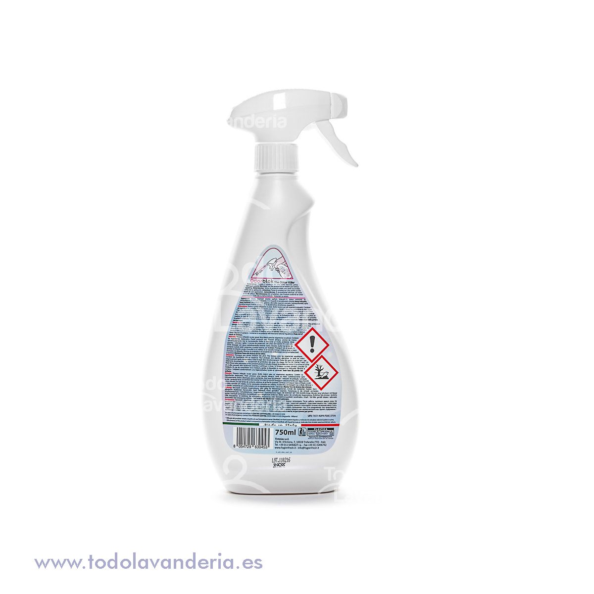 SPRAY ELIMINADOR OLORES ODORBLOCK 750ml