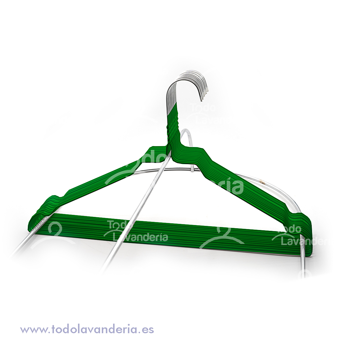 CAJA PERCHAS RAINBOW VERDE 40cm/2,40/450uds