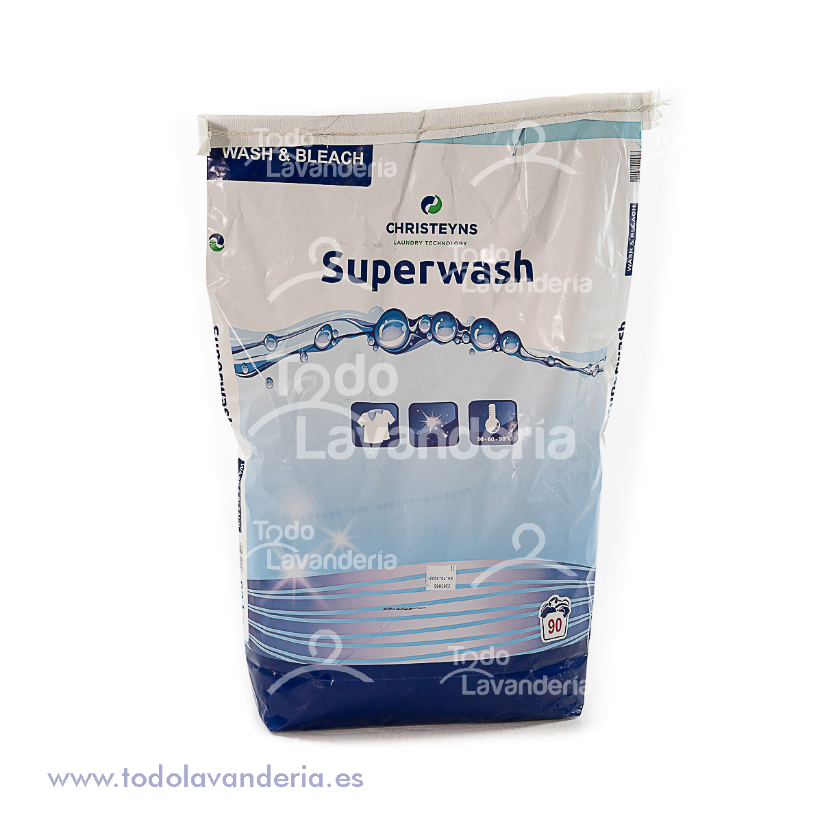 DETERGENTE EN  POLVO SUPERWASH - 20 KG